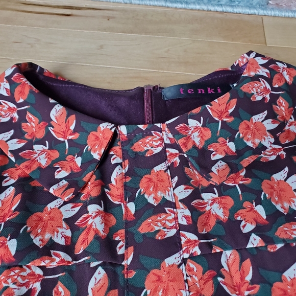 Tenki Autumn Leaves dress size medium - Picture 3 of 6
